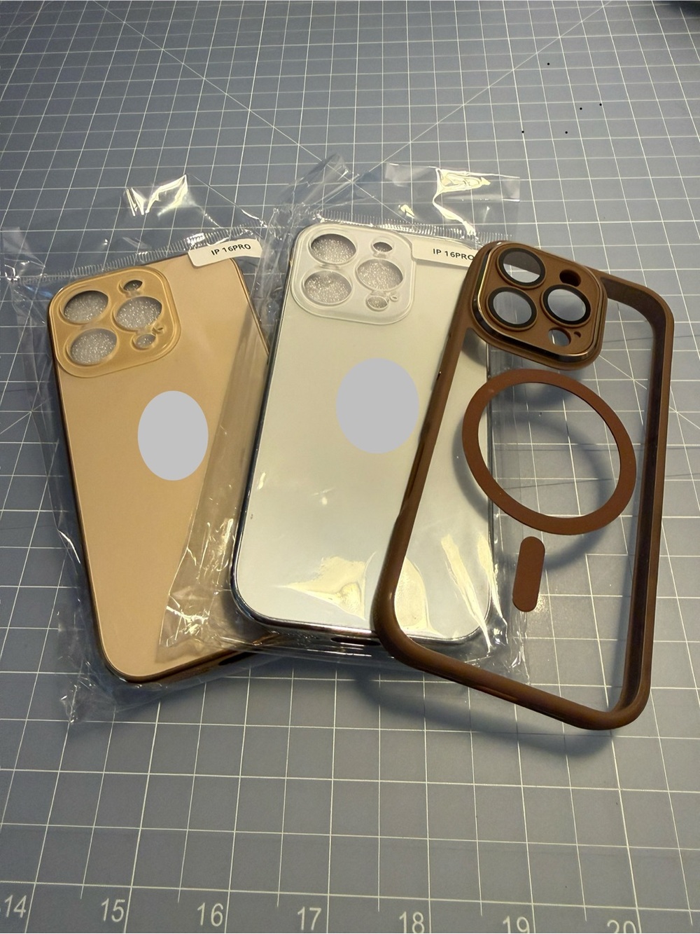(3) iPhone 16 Pro Cases - NEW